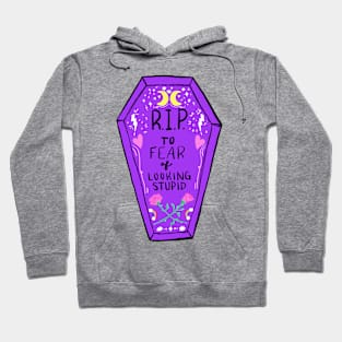 RIP to Fear of Looking Stupid Cute Coffin Hoodie